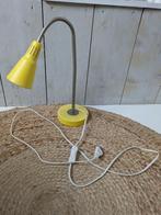 Vintage Ikea Kvart gele bureaulamp, Huis en Inrichting, Lampen | Tafellampen, Ophalen of Verzenden, Gebruikt, Metaal, Minder dan 50 cm