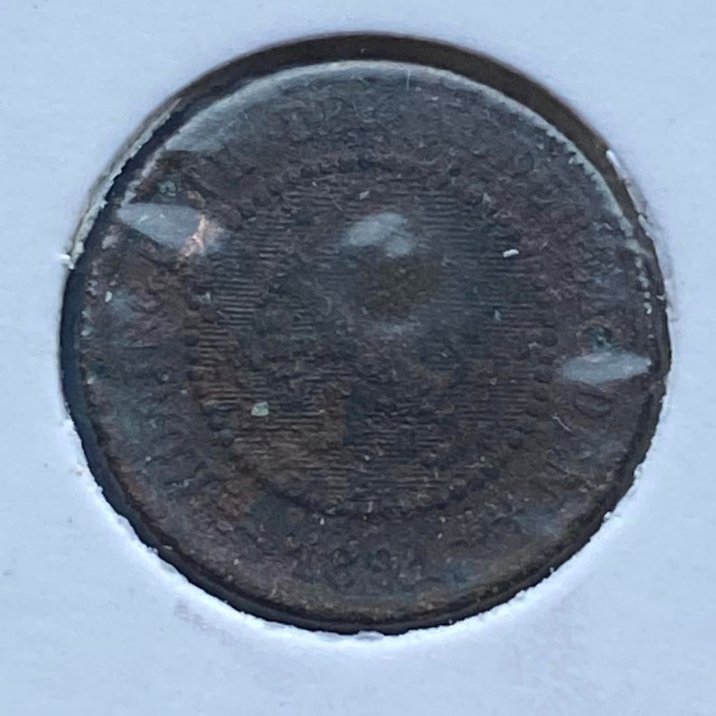 0,5 - 1/2 - 0.5 Halve Cent uit 1891 van Wilhelmina, Verzenden, Koningin Wilhelmina, Overige waardes, Losse munt