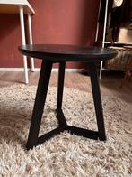 Zwart houten bijzettafeltje Kwantum., Ophalen, Minder dan 45 cm, Minder dan 55 cm, Gebruikt
