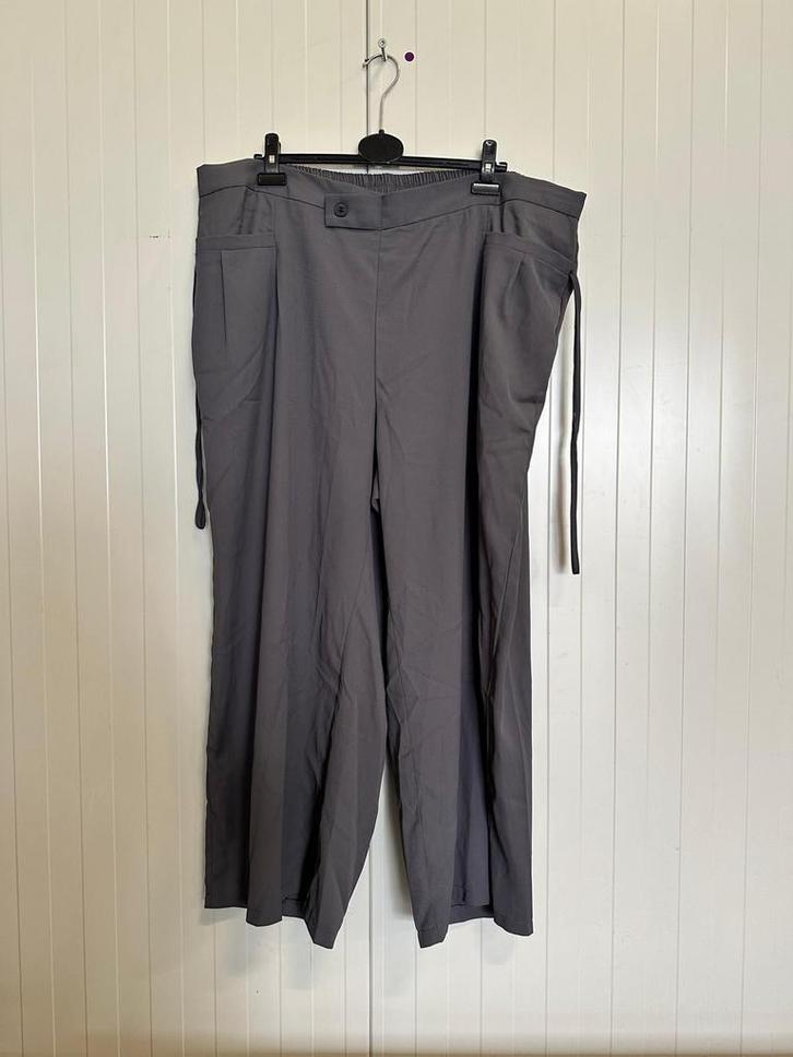 Grijze dames broek. Maat 6XL, Kleding | Dames, Broeken en Pantalons, Zo goed als nieuw, Maat 46/48 (XL) of groter, Grijs, Lang