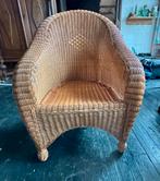 RIETEN STOEL, Huis en Inrichting, Stoelen, Ophalen, Gebruikt, Bruin, VINTAGE