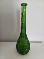 Vintage Italian Empoli vaas, Ophalen of Verzenden, Minder dan 50 cm, Groen, Glas