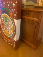Mandala 70 cm breed 100 cm lang, Antiek en Kunst, Kunst | Schilderijen | Klassiek, Ophalen of Verzenden