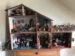 Volledig antiek/klassiek ingericht poppenhuis, Antiek en Kunst, Antiek | Speelgoed, Ophalen