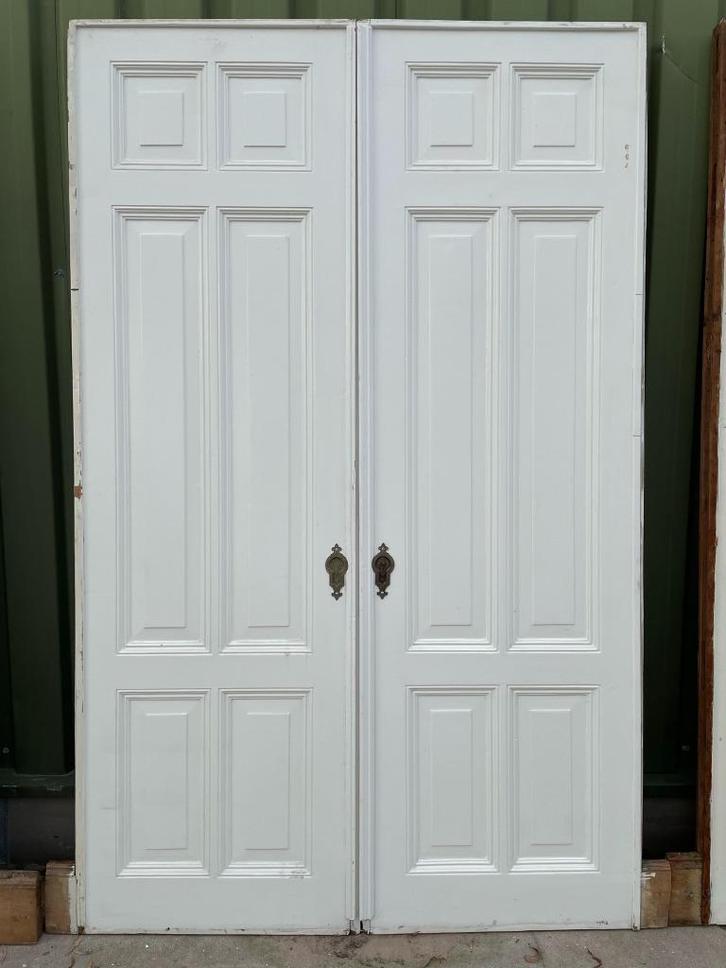 Set schuif / en-suite deuren 262x165cm., Antiek en Kunst, Curiosa en Brocante, Ophalen