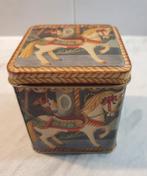Blik carrousel, paard, 8,5x8,5x10 cm, Ophalen of Verzenden, Zo goed als nieuw, Overige