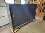 Stalen Schuifdeurkast - 200x135x50cm - 4 Legborden, Huis en Inrichting, Kasten | Roldeurkasten en Archiefkasten, Ophalen