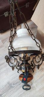 antieke lamp voorzien van elektrische aansluiting, Antiek en Kunst, Antiek | Lampen, Ophalen