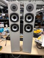 Quadral Argentum 450 Zuilspeakers Wit, Gebruikt, 60 tot 120 watt, Front, Rear of Stereo speakers, Ophalen