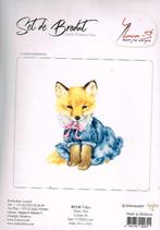 Cado aanbieding luca borduurpakket, vosje met jurkje b 1136, Ophalen of Verzenden, Nieuw, Handborduren, Borduurpakket