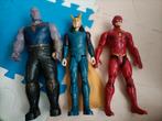 Marvel & DC Actiefiguren - Thanos, Loki, Flash, Ophalen of Verzenden, Gebruikt