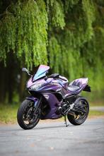 Kawasaki Ninja kappen set (paars/blauw carbon look), Ophalen, Gebruikt