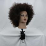 Kappershoofd 100% Menselijk Kroes Haar Oefenhoofd Kapperskop, Diversen, Verzenden, Nieuw