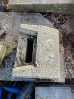 Grondgrendelblok betonblok aanslagblok poort, Ophalen, Beton, Klinkers