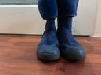 UGGS Leer Bont Donkerblauw Maat 37, Kleding | Dames, Schoenen, Ophalen of Verzenden, Gedragen, Blauw, Lage of Enkellaarzen