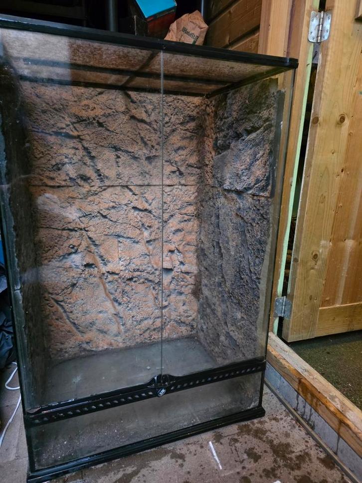 Exo terra terrarium 90h x 60b x 45, Dieren en Toebehoren, Reptielen en Amfibieën | Toebehoren, Ophalen