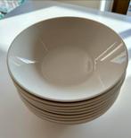 Iittala Teema Diepe Borden Wit - 8 stuks, Ophalen, Gebruikt, Keramiek, Bord(en)