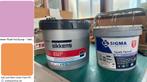 5 Liter potten buiten latex verf oranje en roze IQ alpha mat, Ophalen, Roze, Minder dan 5 liter, Verf
