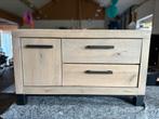 TV-meubel Hevano (102 Cm) eikenhout, Huis en Inrichting, Kasten | Dressoirs, Ophalen, 100 tot 150 cm, Eikenhout, Zo goed als nieuw