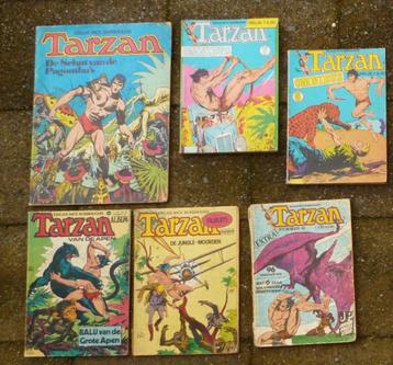 Grote partij TARZAN comics stripblaadjes beschikbaar voor biedingen