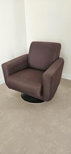 Draai fauteuil stof, Huis en Inrichting, Fauteuils, Ophalen, Minder dan 75 cm, Zo goed als nieuw, Stof