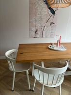 2 Hay eetkamerstoelen J104 wit hout, Huis en Inrichting, Stoelen, Ophalen, Zo goed als nieuw, Wit, Hout