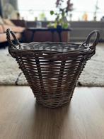 Rieten planten mand, Ophalen, Gebruikt, Mand, Rond