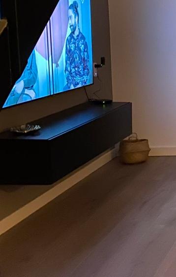 Tv kast / wandkast hangend mat zwart 160 beschikbaar voor biedingen