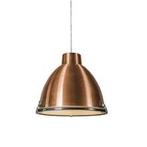 Hanglamp Anteros 38 mat koper, Ophalen, Zo goed als nieuw, Glas, 75 cm of meer