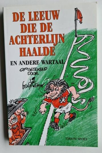 Dik Bruynesteyn -De Leeuw die de achterlijn haalde- cartoons beschikbaar voor biedingen