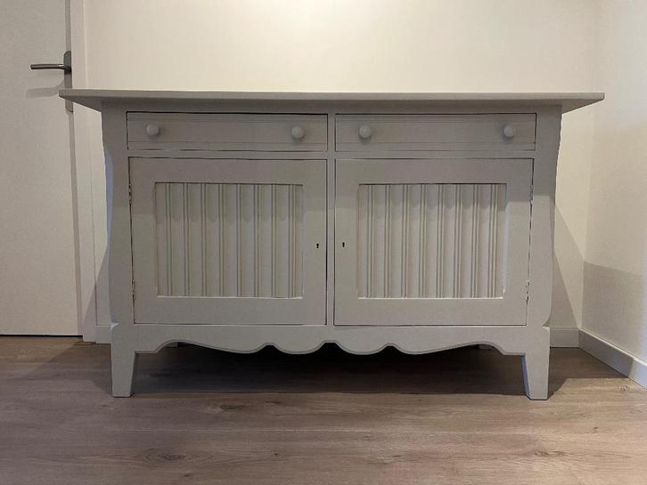 Brocante Commode, Huis en Inrichting, Kasten | Dressoirs, Gebruikt, 100 tot 150 cm, 25 tot 50 cm, Met lade(s), Met deur(en), Met plank(en)
