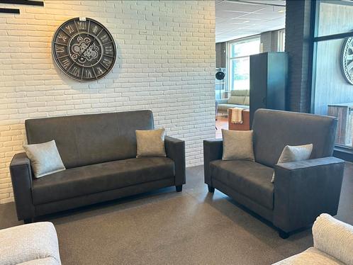 Bankstel top kwaliteit microLeder, Huis en Inrichting, Banken | Sofa's en Chaises Longues, Nieuw, Vierpersoons of meer, 250 tot 300 cm