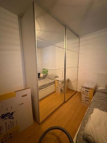 Ikea Pax schuifdeuren spiegel - afbeelding 1