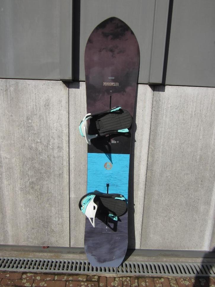 Burton Pan Handler 156 compleet met Burton Step On bindingen, Sport en Fitness, Snowboarden, Zo goed als nieuw, Board, Ophalen of Verzenden