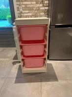 IKEA kast met 3 roze bakken, Huis en Inrichting, Ophalen of Verzenden, Zo goed als nieuw