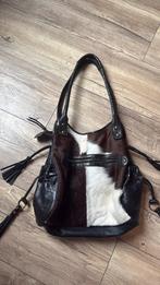 Unieke leren tas la palmerie koeienhuid, Sieraden, Tassen en Uiterlijk, Tassen | Damestassen, Ophalen of Verzenden, Zo goed als nieuw