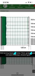 Omheiningsnet voor dieren 112 cm hoog 15 meter lang, Dieren en Toebehoren, Ophalen of Verzenden, Zo goed als nieuw