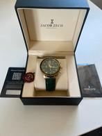 Jacob Zech Milano Horloge, Sieraden, Tassen en Uiterlijk, Horloges | Heren, Overige merken, Leer, Staal, Polshorloge