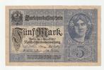 Duitsland : 5 Mark 1917, Ophalen of Verzenden, Duitsland, Los biljet
