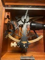 Antieke W. Ludolph Bremerhaven Sextant in Kistje, Duitsland,, Ophalen of Verzenden
