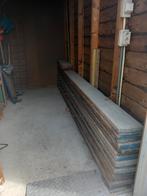 Planken steigerhout gebeitst greywash, Doe-het-zelf en Verbouw, Platen en Panelen, Gebruikt, Ophalen of Verzenden, Hout, 20 tot 50 mm