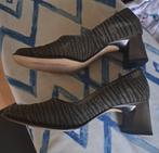 Peter Kaiser pumps – taupe/zwart print – blokhak maat 37 (4), Pumps, Zwart, Zo goed als nieuw, Ophalen