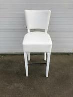 2 stuks horeca barkrukken nieuw wit, Huis en Inrichting, Barkrukken, Ophalen, Met voetsteun, 60 tot 90 cm, Nieuw