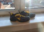 Werkschoenen met stalenneus maat 43, Kleding | Heren, Schoenen, Zwart, Ophalen of Verzenden, Zo goed als nieuw, Werkschoenen