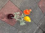 Vaasje met kunstbloemen, Huis en Inrichting, Verzenden, Zo goed als nieuw, Binnen