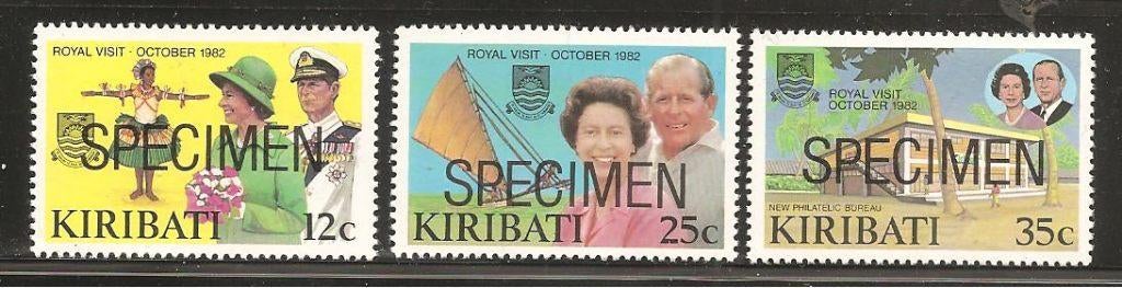 Kiribati  3 specimen zegels, Verzenden, Postfris