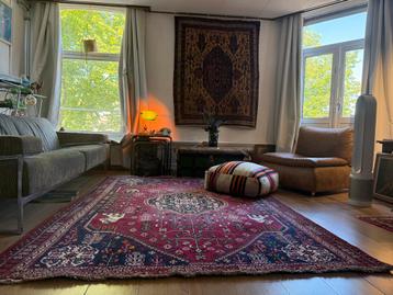 Handgeknoopt vintage vloerkleed Perzisch Bakhtiari 248 x182 beschikbaar voor biedingen
