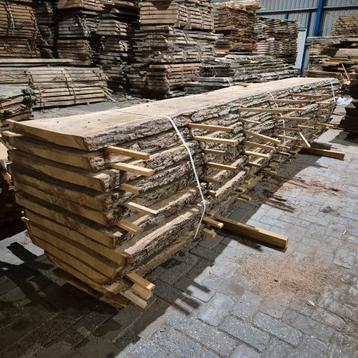 Eiken Stam Meubelhout - 390x45-70x5cm zsm ophalen beschikbaar voor biedingen