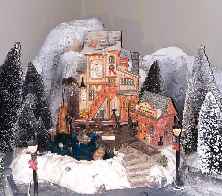 watermolen Lemax, Diversen, Kerst, Gebruikt, Ophalen of Verzenden