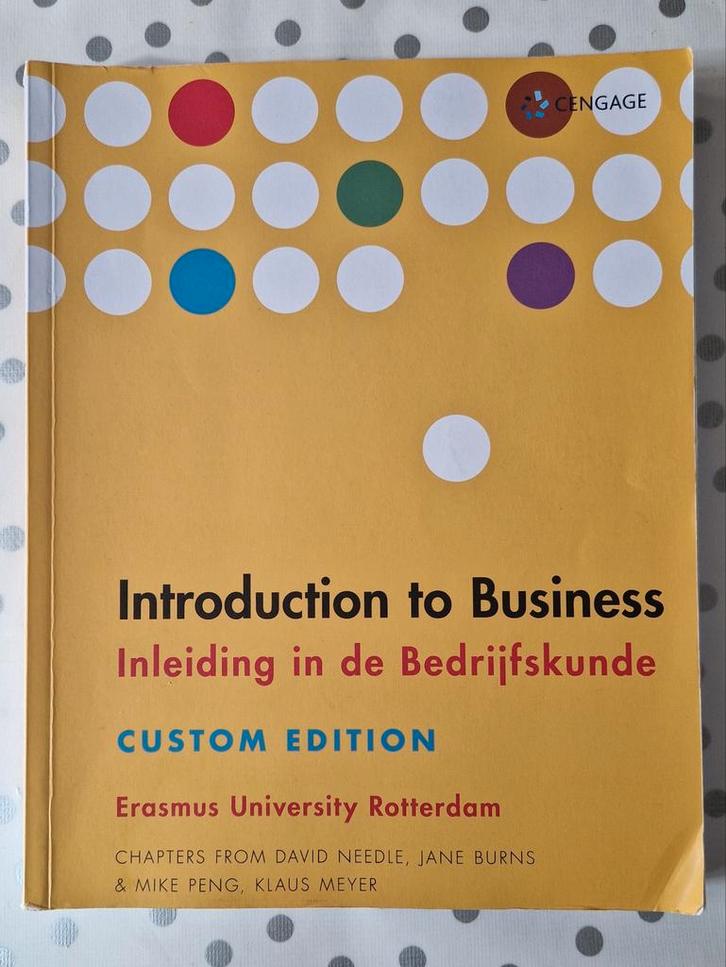 Introduction to Business EUR - Bedrijfskunde Jaar 1, Boeken, Studieboeken en Cursussen, Gelezen, WO, Ophalen of Verzenden